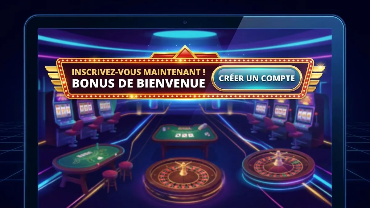 Inscription avec bonus